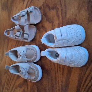 Tommy Bahama Infant Boy Crib Shoe Sandal Sneakers Bundle